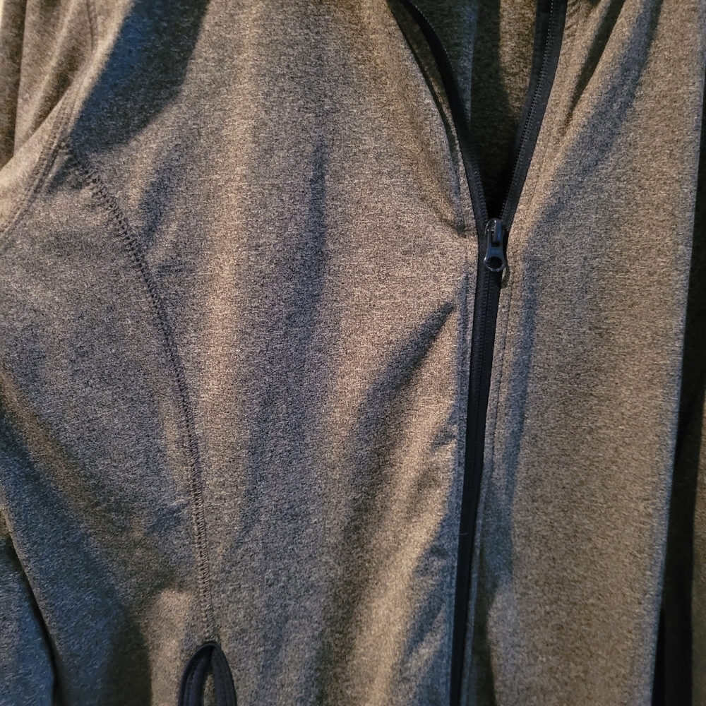 Sport Tek Stretch Full Zip Jacket with Thumb Holes - Picture 6 of 6